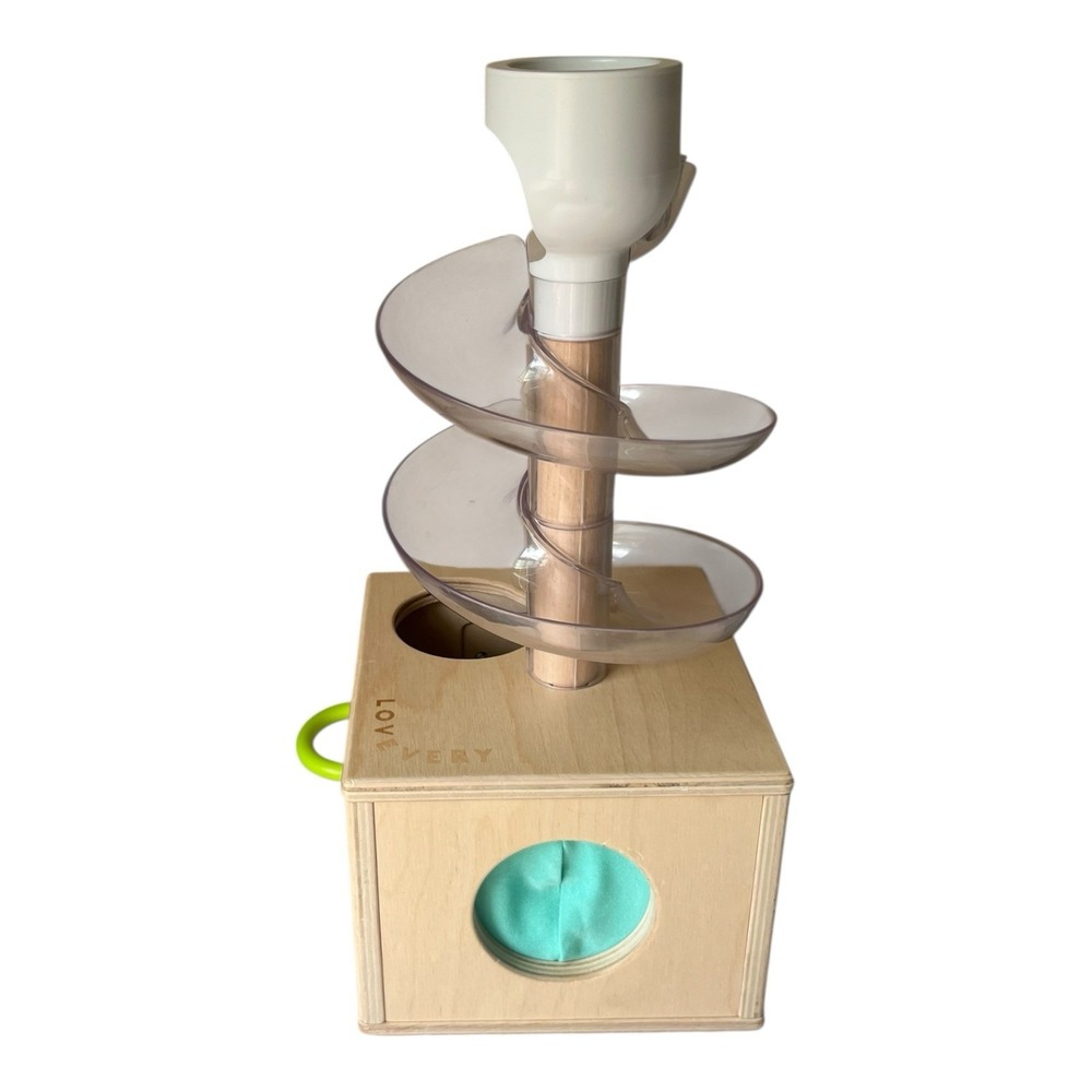 Lovevery Slide & Seek Ball Run 2 Balls From The Babbler Play Kit Toy Montessori - Picture 4 of 6